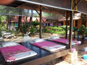 Thai Massage on Floor Mats